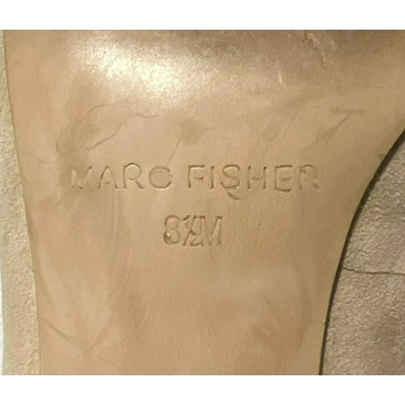 Marc Fisher Classic Suede Pointed Toe Fringe Tie Back Pumps Women's Size 8.5 - Picture 9 of 9